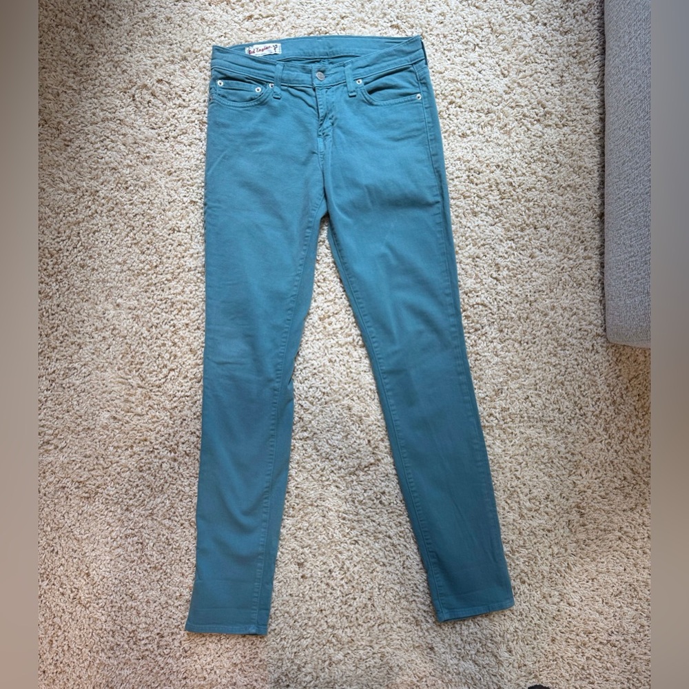 Red Engine Blue Denim Pants. Size 28